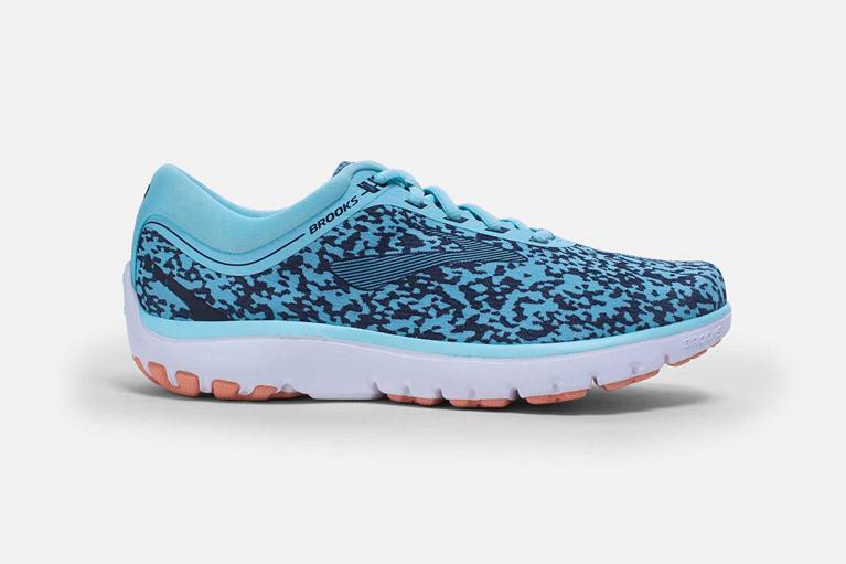 Brooks PureFlow 7 Women's Road Running Shoes - Blue (82750-ZQAL)